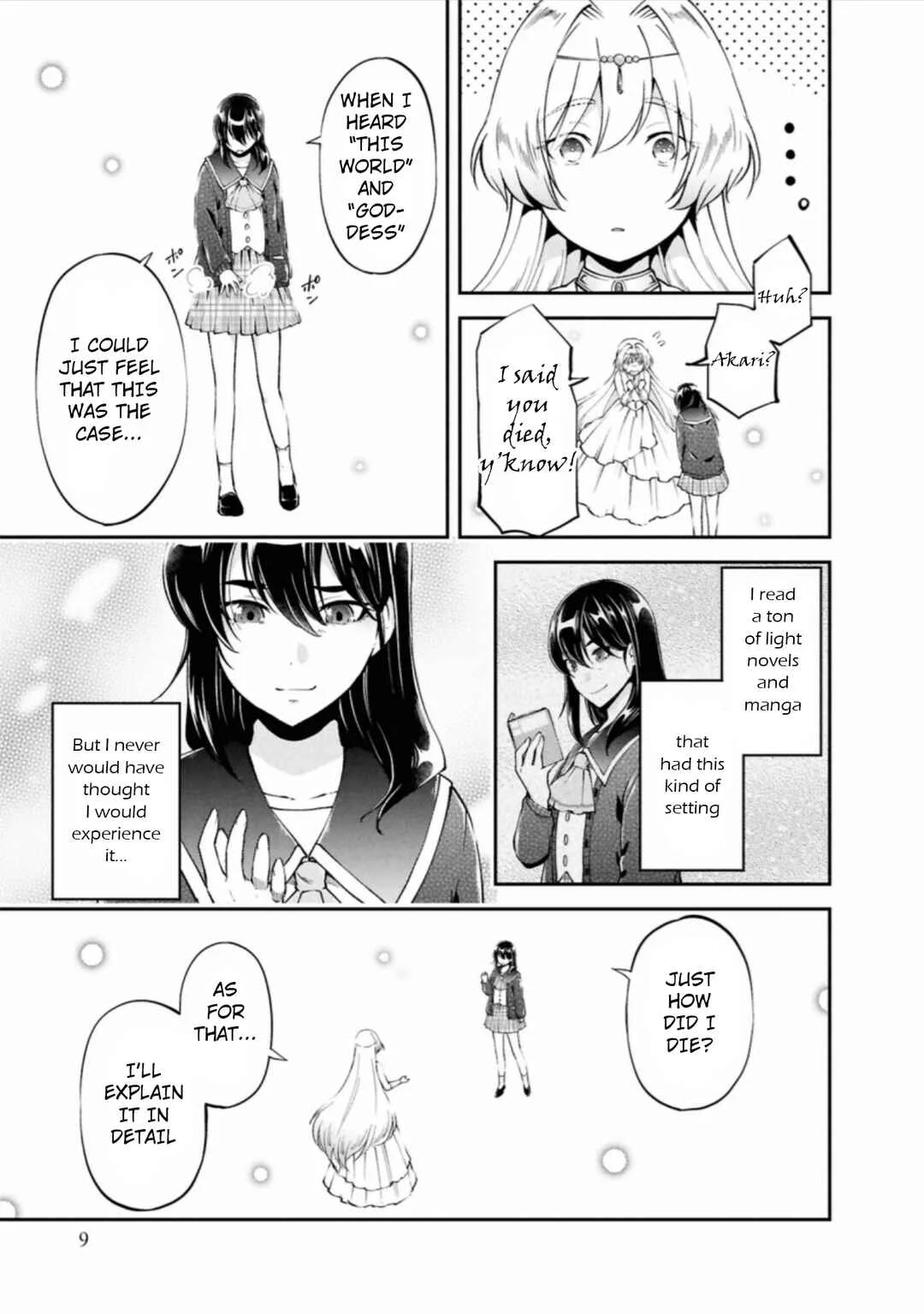 Classmate wa Isekai Ten'i nanoni Watashi wa Isekai Tensei Chapter 1: She apologized, but... - Page 9