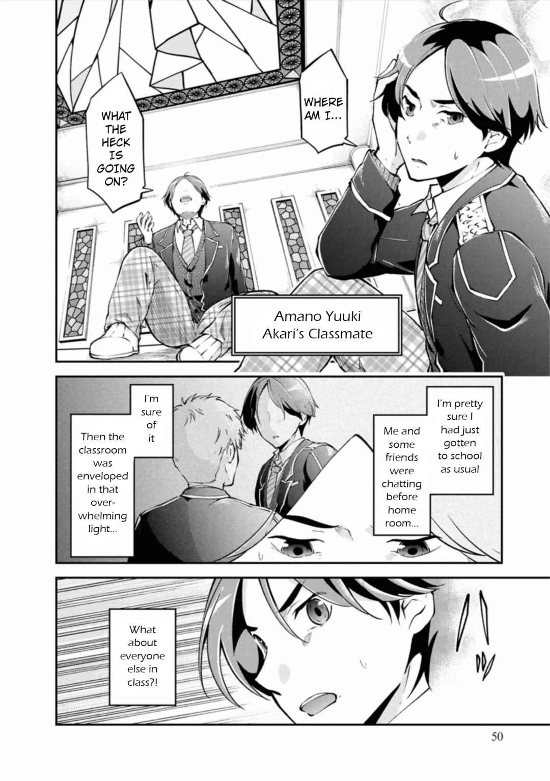 Classmate wa Isekai Ten'i nanoni Watashi wa Isekai Tensei Chapter 3: The absent one - Page 4