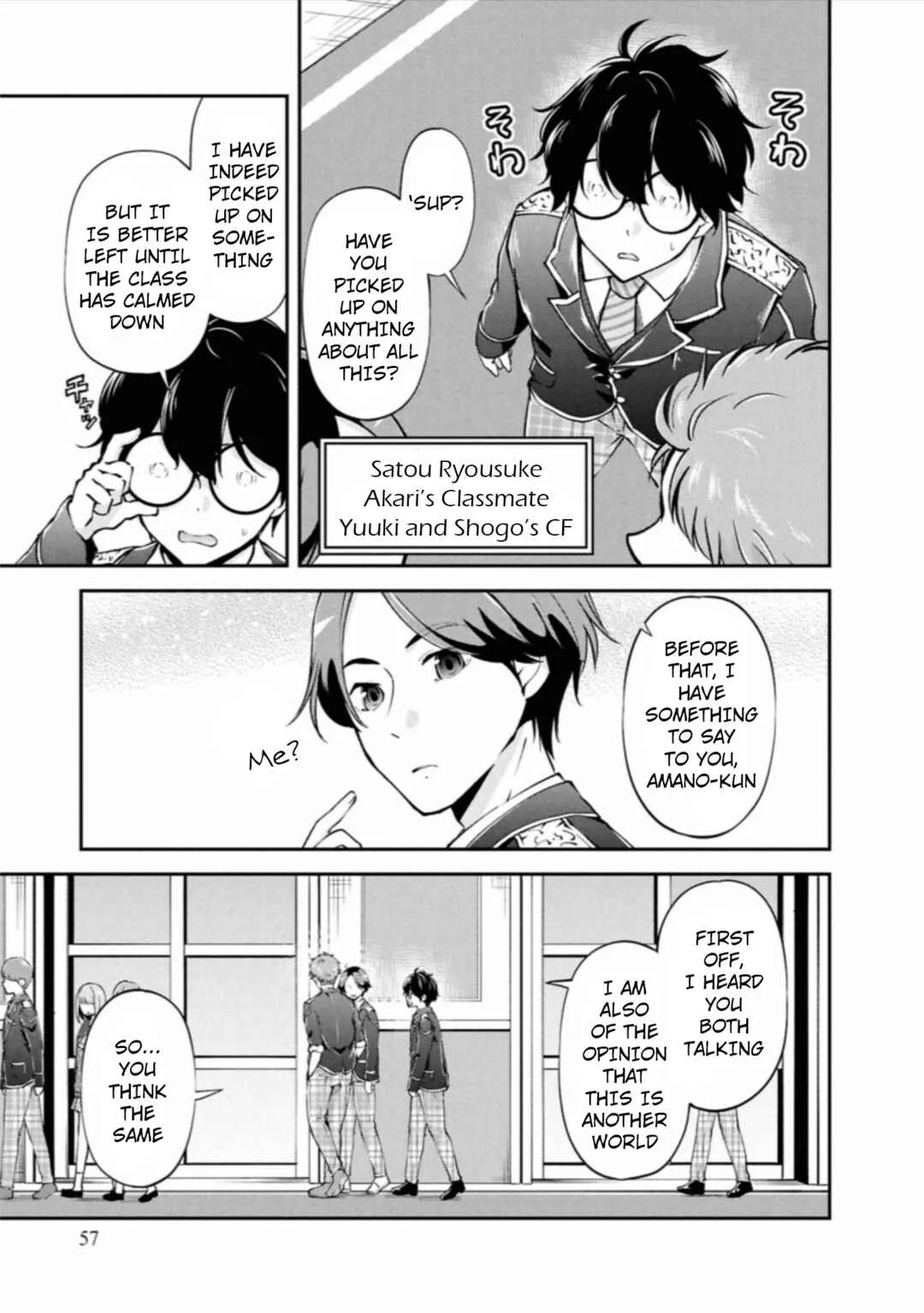 Classmate wa Isekai Ten'i nanoni Watashi wa Isekai Tensei Chapter 3: The absent one - Page 11