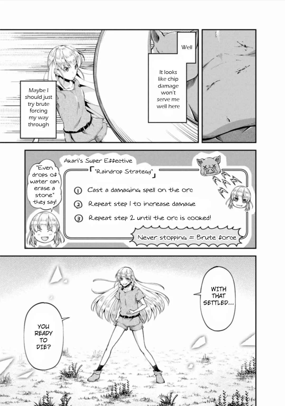 Classmate wa Isekai Ten'i nanoni Watashi wa Isekai Tensei Chapter 4: Fighting vampire - Page 15