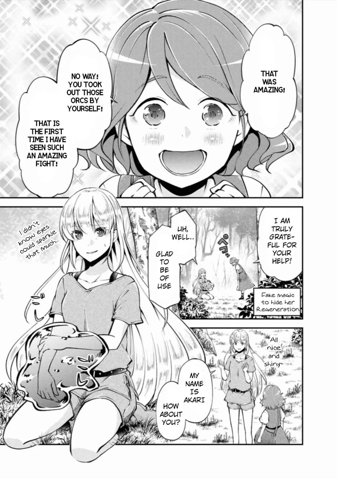 Classmate wa Isekai Ten'i nanoni Watashi wa Isekai Tensei Chapter 4: Fighting vampire - Page 23