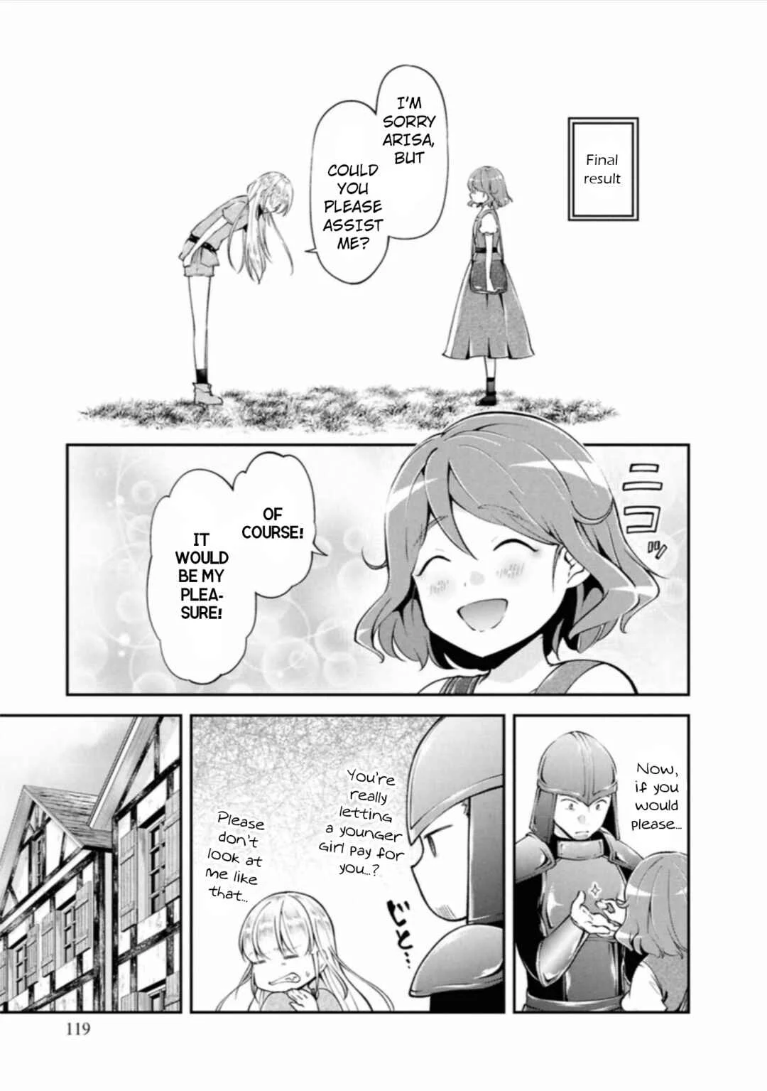 Classmate wa Isekai Ten'i nanoni Watashi wa Isekai Tensei Chapter 5: Adventurer's guild - Page 17