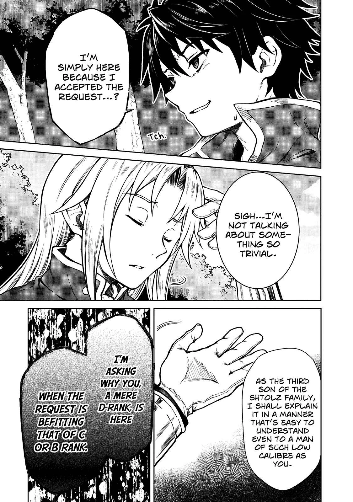 D-kyuu Boukensha no Ore, Nazeka Yuusha Party ni Kanyuu Sareta Ageku, Oujo ni Tsukimatowareteru Chapter 2: For Some Reason Nobility Picks A Fight With Me? - Page 13