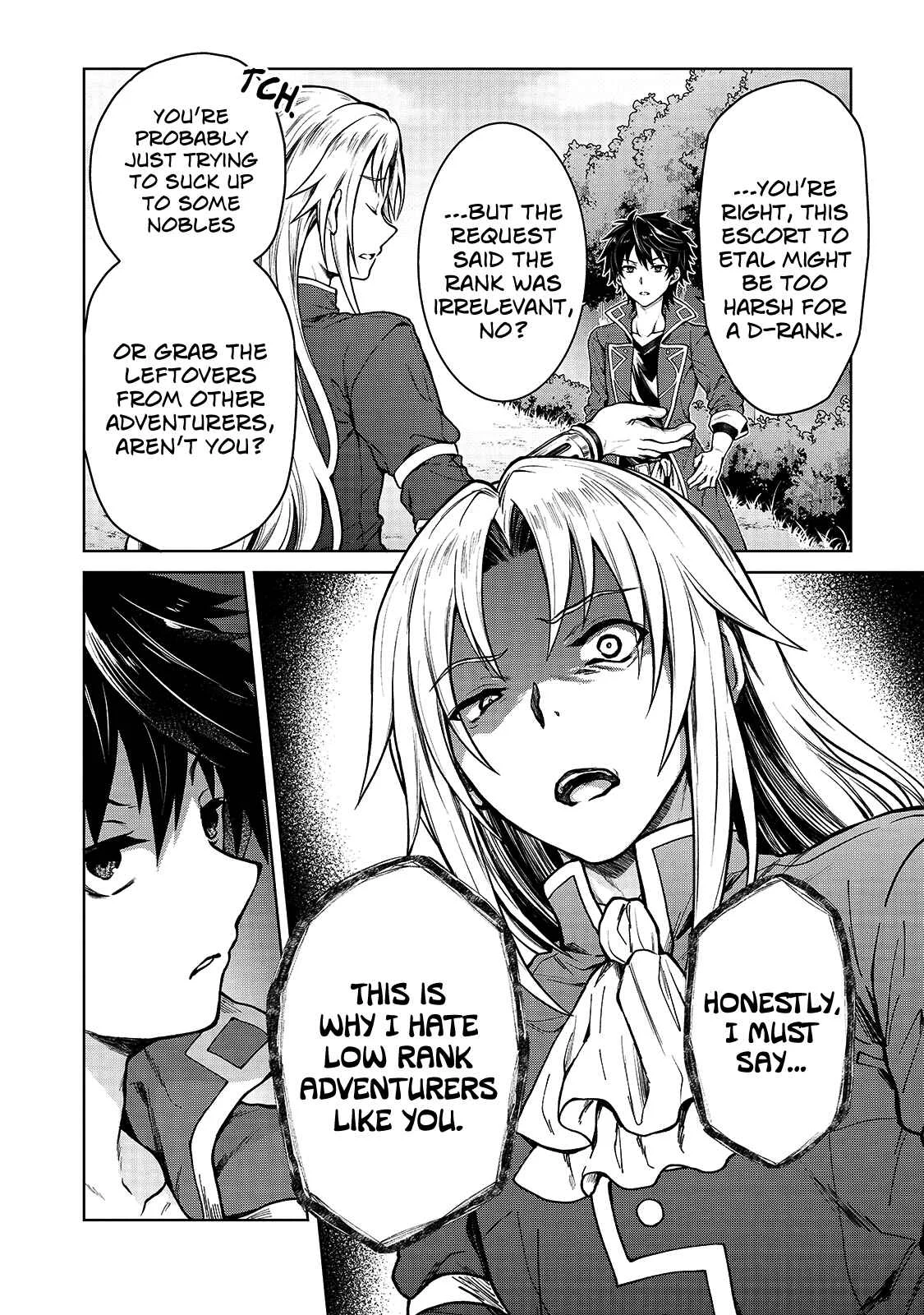 D-kyuu Boukensha no Ore, Nazeka Yuusha Party ni Kanyuu Sareta Ageku, Oujo ni Tsukimatowareteru Chapter 2: For Some Reason Nobility Picks A Fight With Me? - Page 14