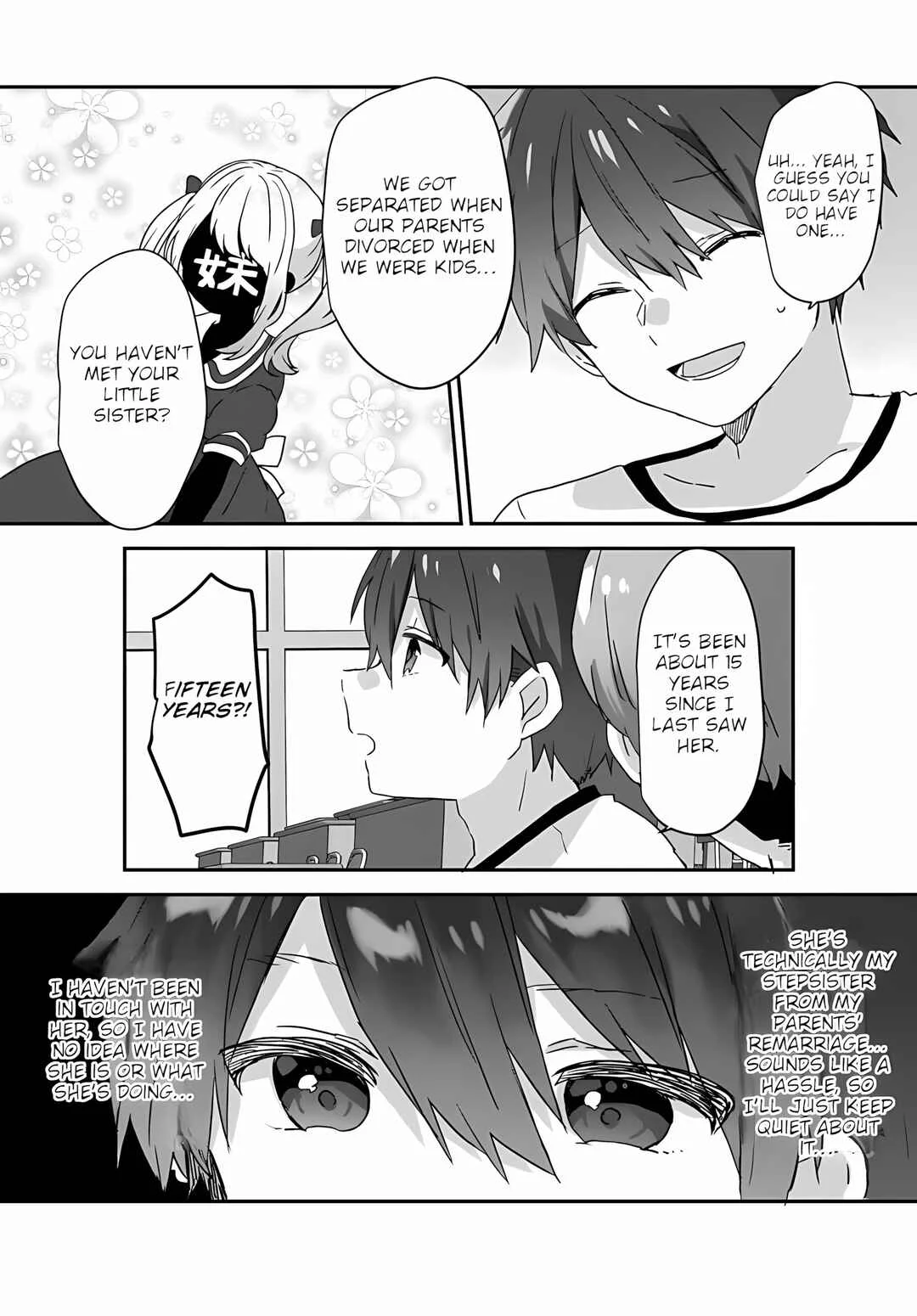 Daigaku Nyuugakuji Kara Uwasa Sareteita Bishoujo San Shimai, Ikiwakareteita Gimai Datta. Chapter 1 - Page 5