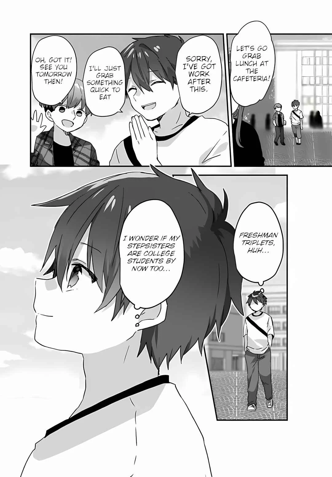 Daigaku Nyuugakuji Kara Uwasa Sareteita Bishoujo San Shimai, Ikiwakareteita Gimai Datta. Chapter 1 - Page 7