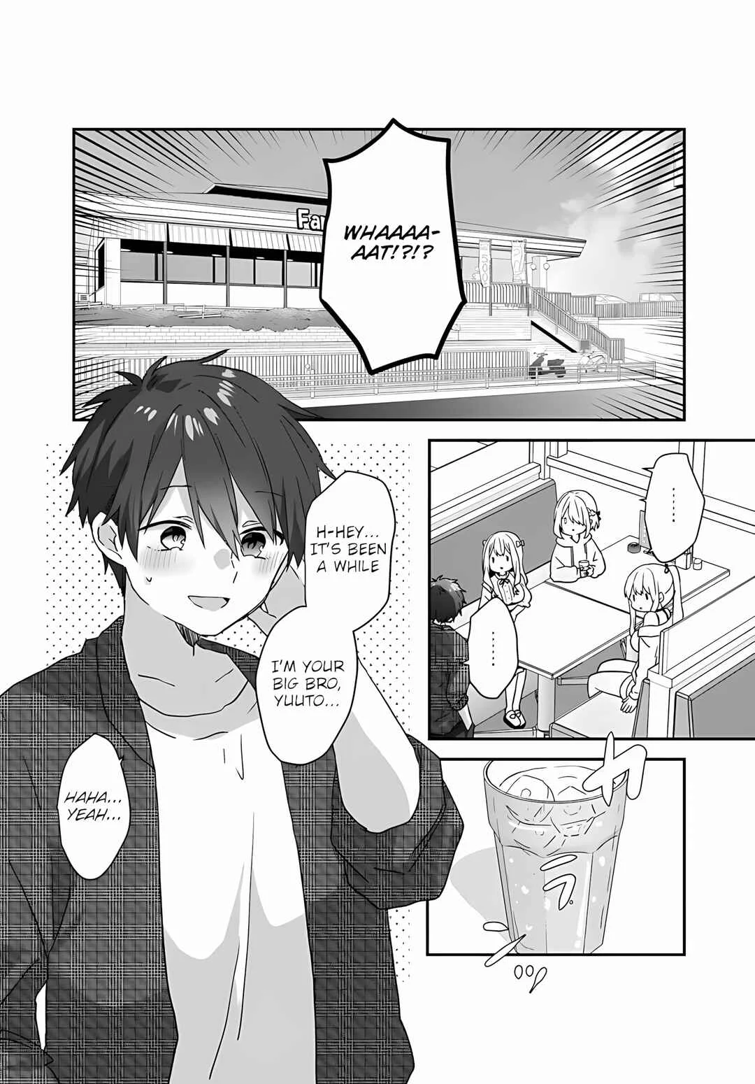 Daigaku Nyuugakuji Kara Uwasa Sareteita Bishoujo San Shimai, Ikiwakareteita Gimai Datta. Chapter 2.1 - Page 4
