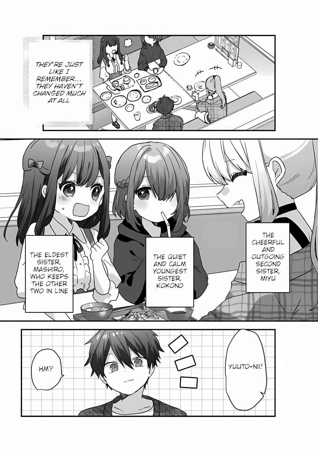 Daigaku Nyuugakuji Kara Uwasa Sareteita Bishoujo San Shimai, Ikiwakareteita Gimai Datta. Chapter 2.1 - Page 8