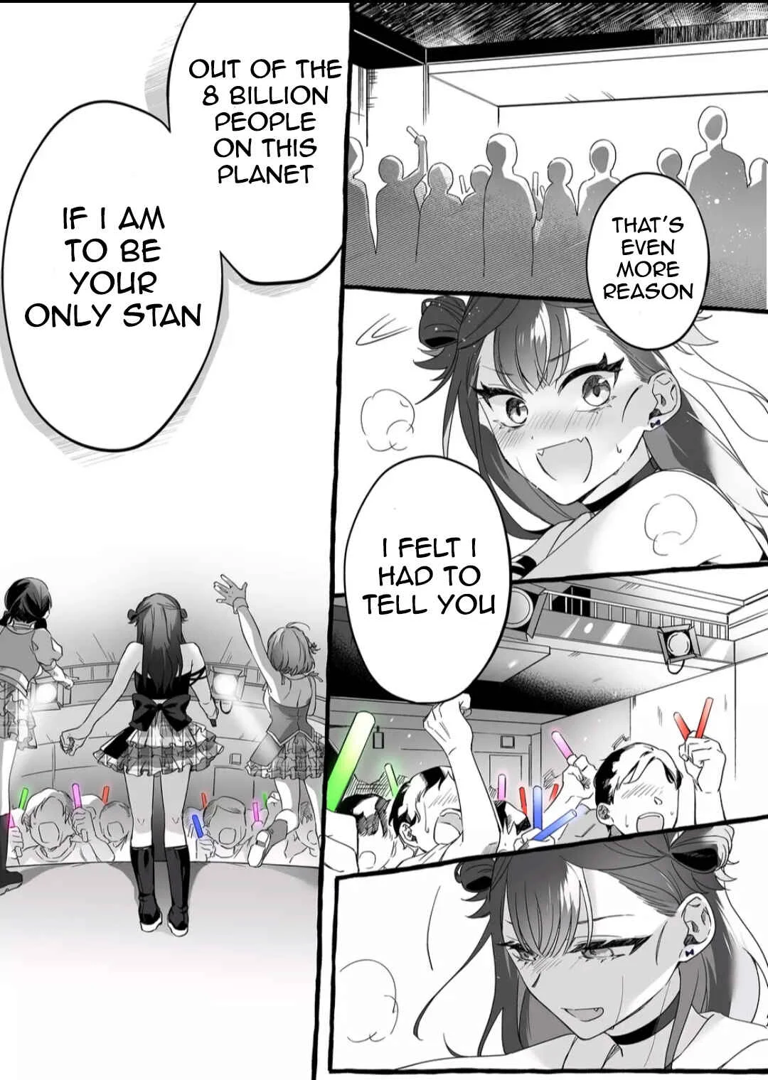 Damedol to Sekai ni 1-nin dake no Fan Chapter 1: Her name is Urumin - Page 10