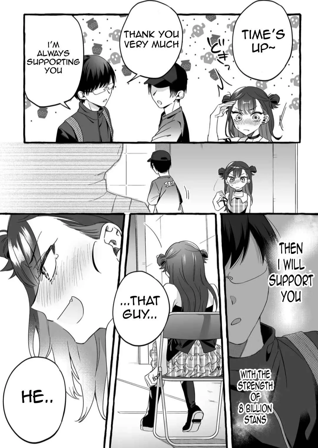 Damedol to Sekai ni 1-nin dake no Fan Chapter 1: Her name is Urumin - Page 13