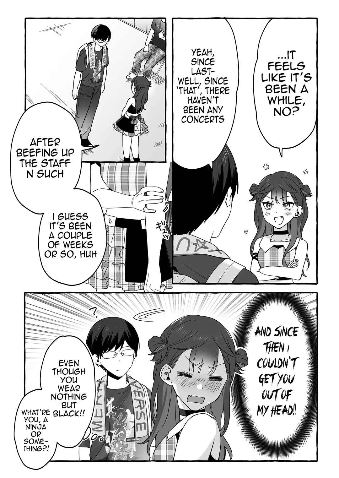 Damedol to Sekai ni 1-nin dake no Fan Chapter 15: Enlightenment and Imagination - Page 1