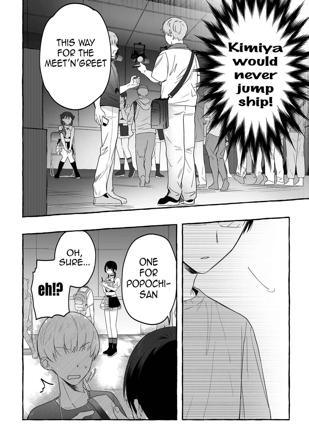 Damedol to Sekai ni 1-nin dake no Fan Chapter 17: Jumping Ship - Page 16