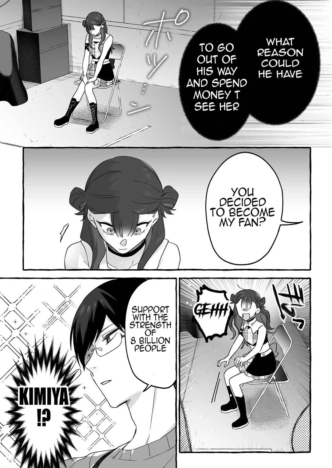 Damedol to Sekai ni 1-nin dake no Fan Chapter 18: Jumping Ship Pt2. - Page 15
