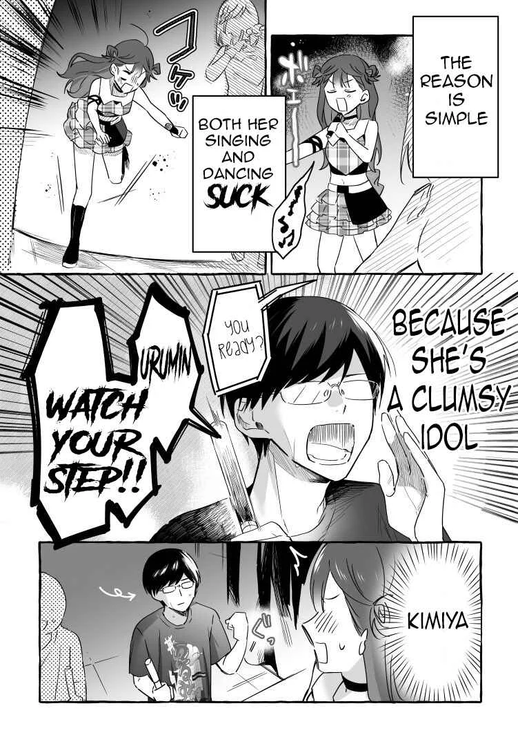 Damedol to Sekai ni 1-nin dake no Fan Chapter 19.7: Watch Your Step - Page 2