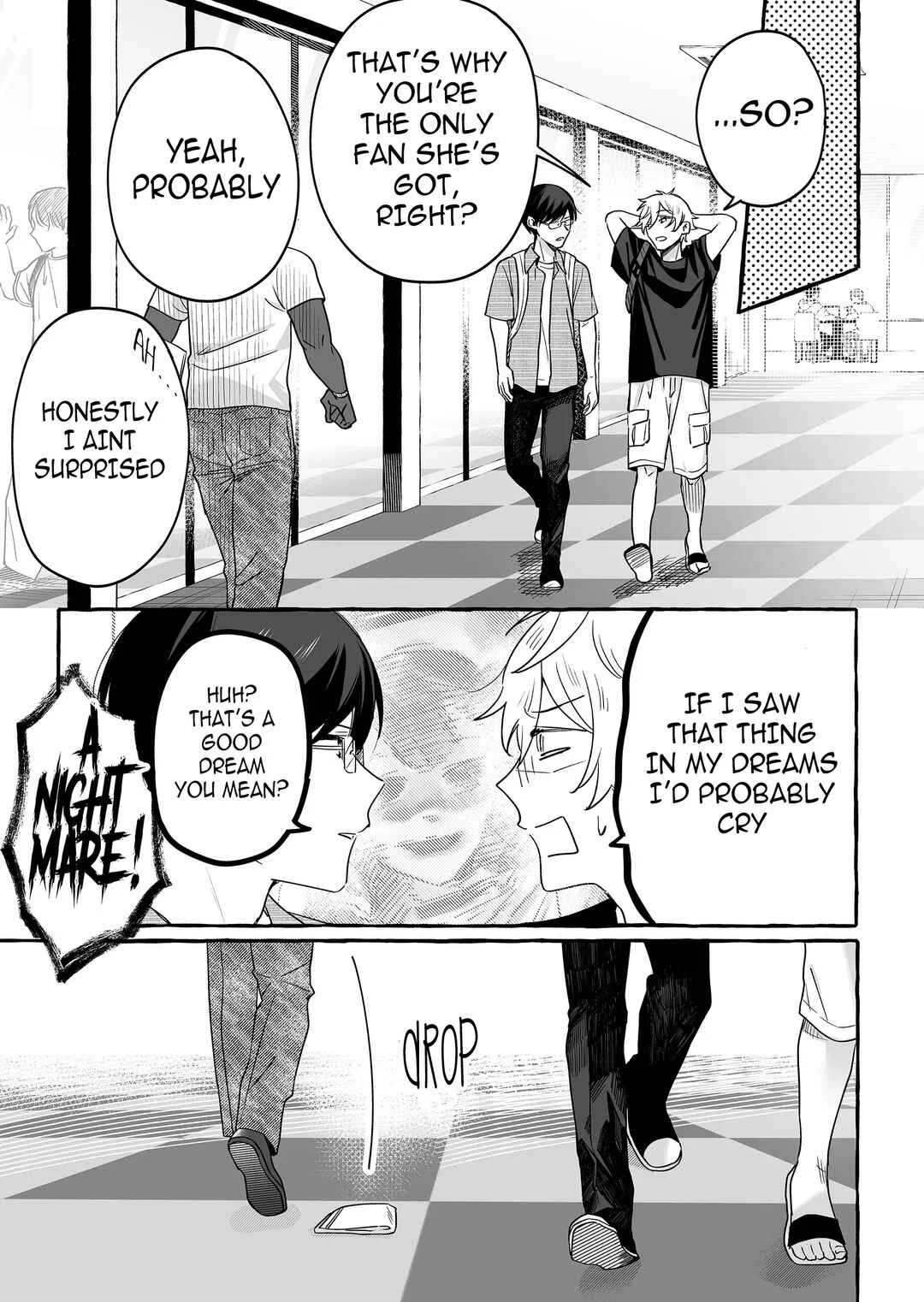 Damedol to Sekai ni 1-nin dake no Fan Chapter 22: A Good Deed - Page 9