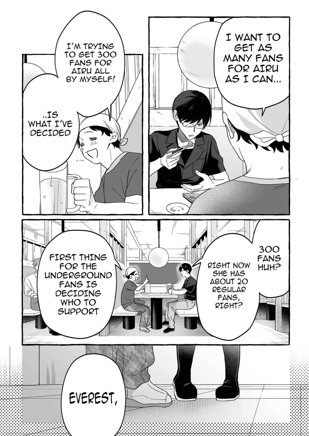 Damedol to Sekai ni 1-nin dake no Fan Chapter 23: Proselytize! - Page 12