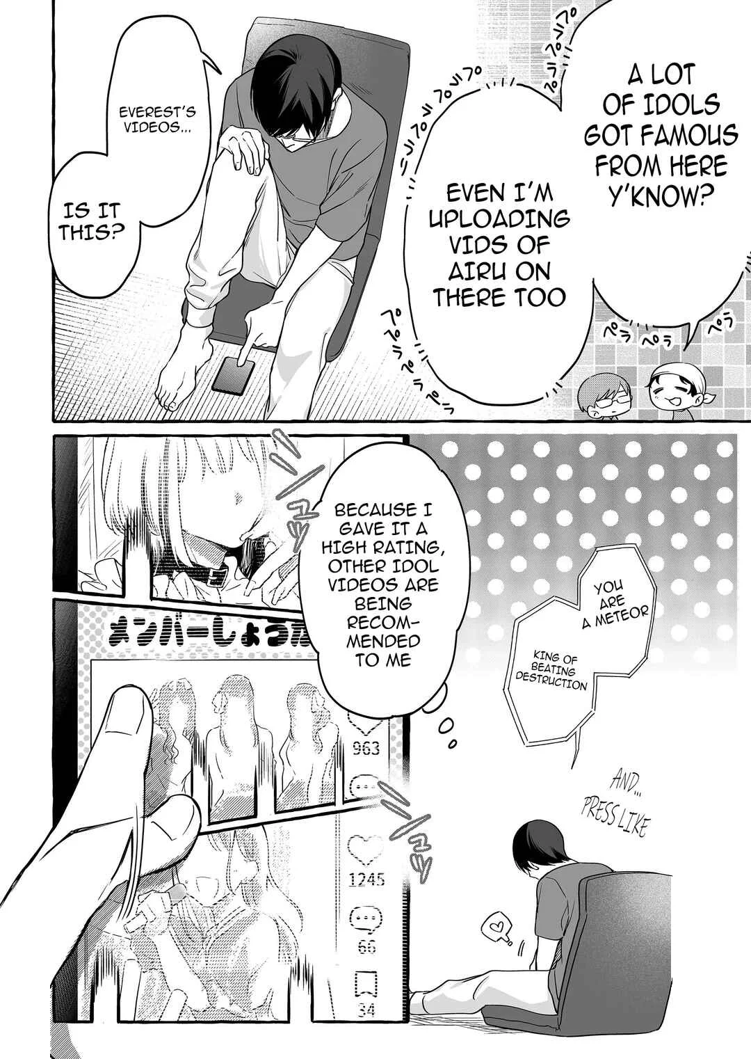 Damedol to Sekai ni 1-nin dake no Fan Chapter 23: Proselytize! - Page 16