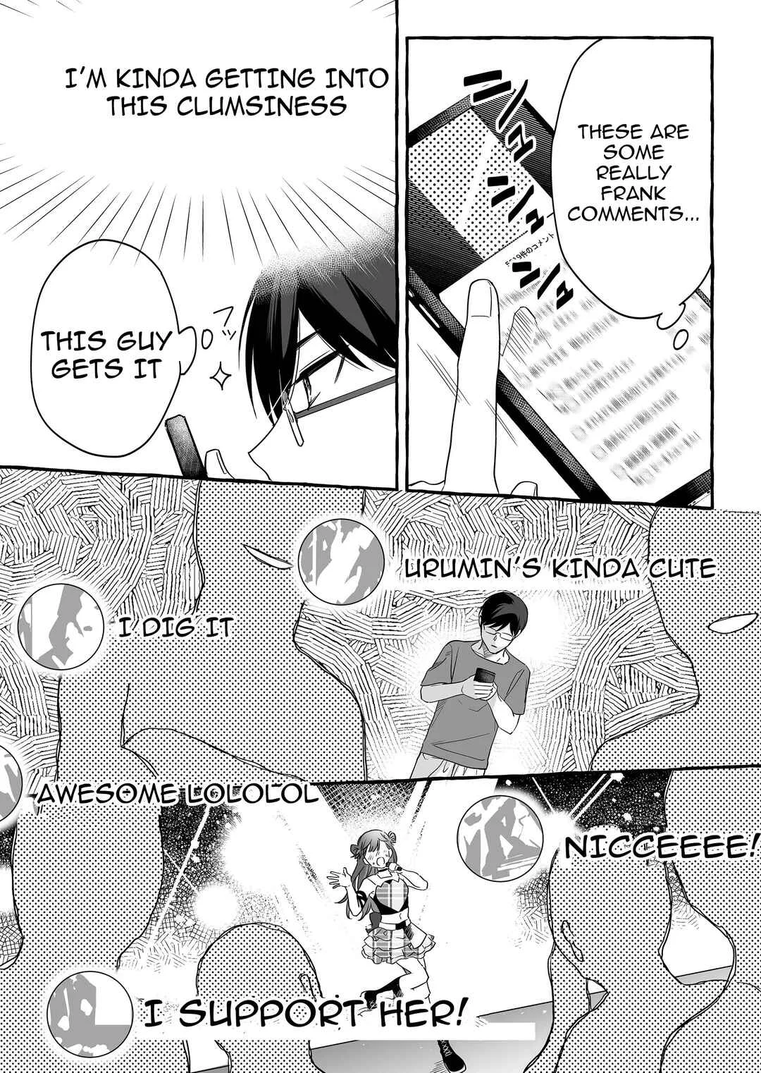 Damedol to Sekai ni 1-nin dake no Fan Chapter 24: Dijon Boo - Page 3