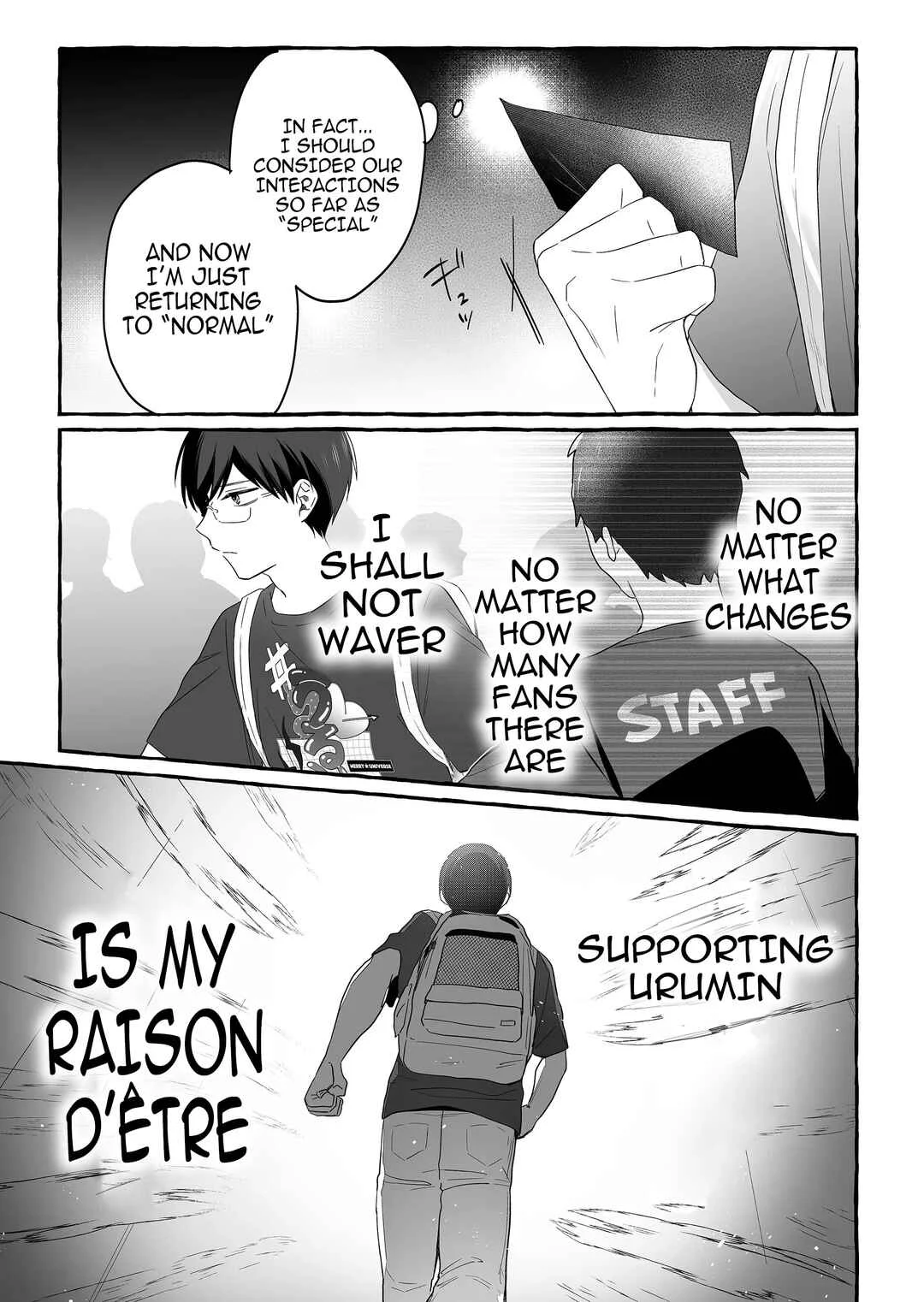 Damedol to Sekai ni 1-nin dake no Fan Chapter 27: Raison d’être - Page 7