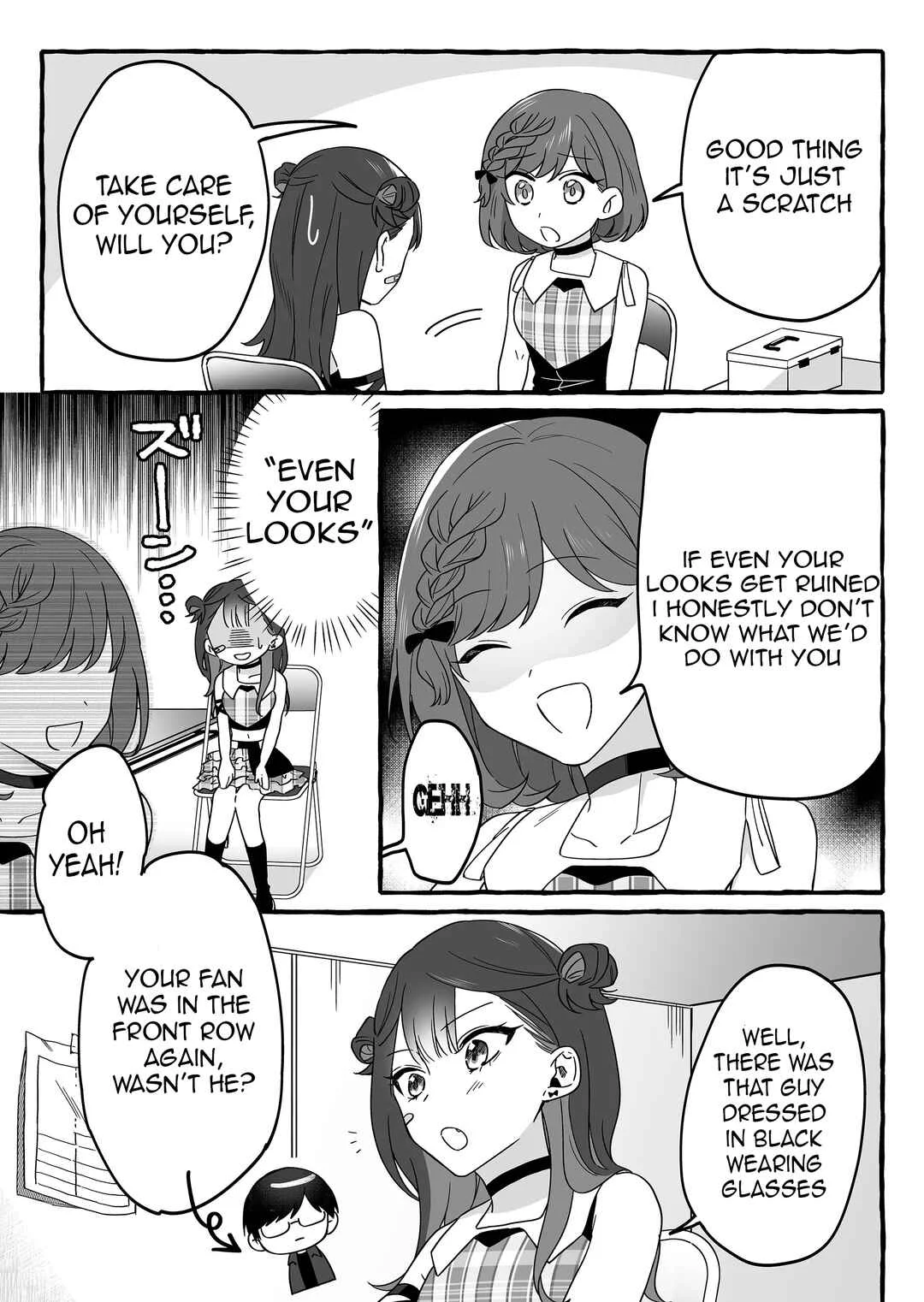 Damedol to Sekai ni 1-nin dake no Fan Chapter 3: His Name - Page 7