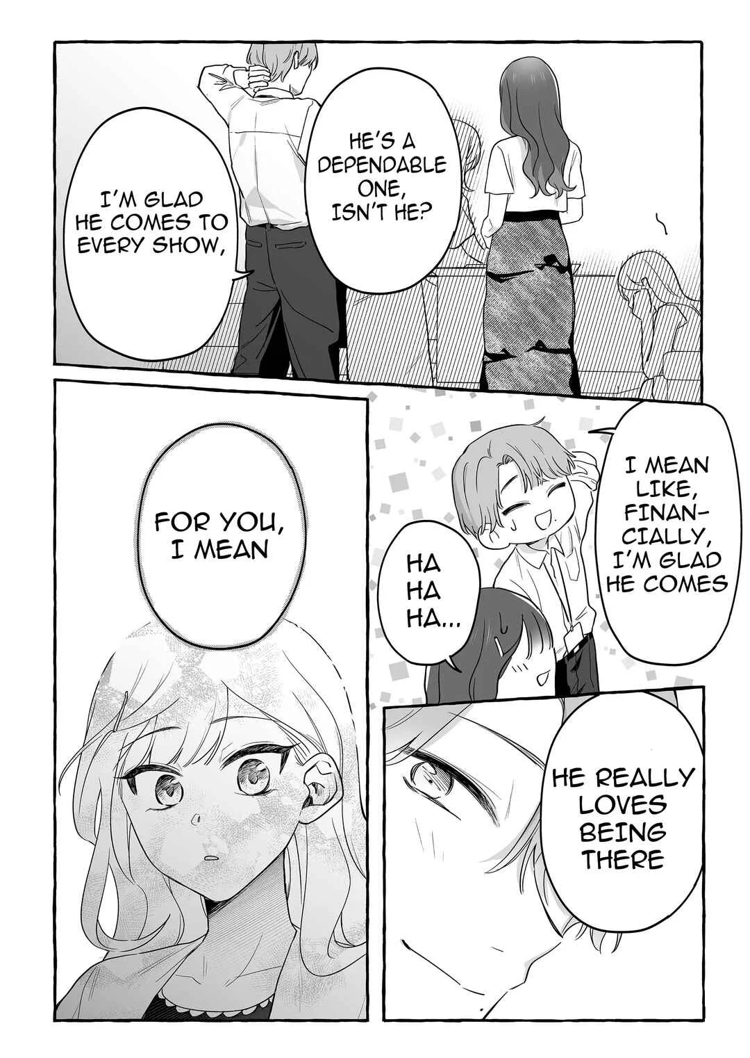 Damedol to Sekai ni 1-nin dake no Fan Chapter 30: Off Duty Idols Pt.2 - Page 12