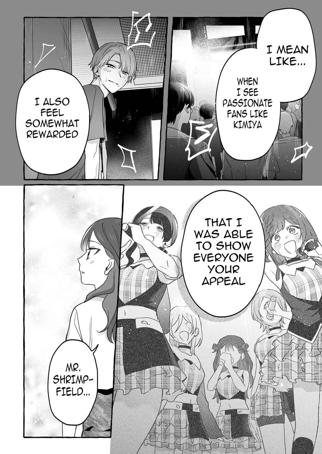 Damedol to Sekai ni 1-nin dake no Fan Chapter 30: Off Duty Idols Pt.2 - Page 14