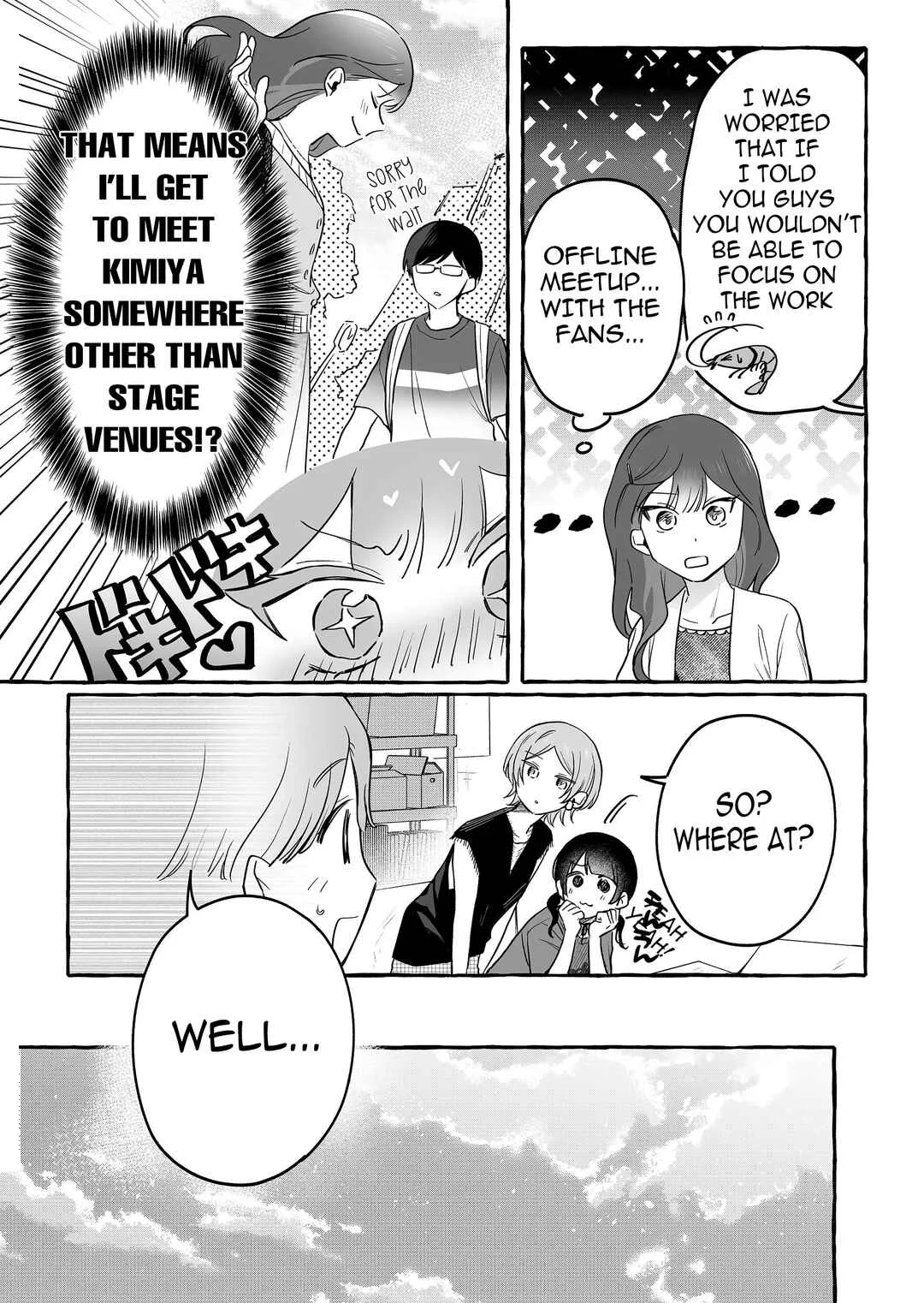 Damedol to Sekai ni 1-nin dake no Fan Chapter 31: His Weakness - Page 2