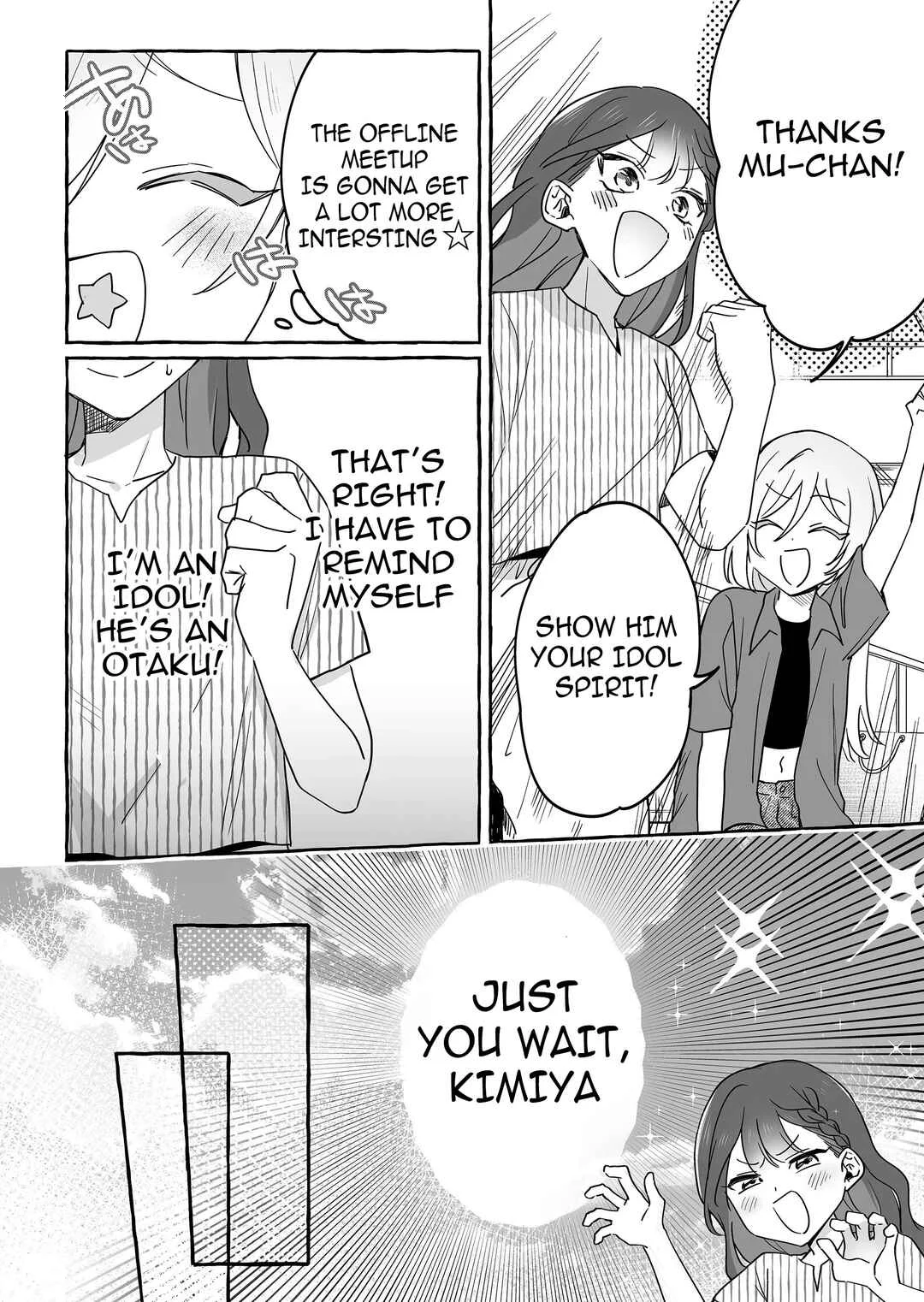 Damedol to Sekai ni 1-nin dake no Fan Chapter 32: Drowning - Page 8