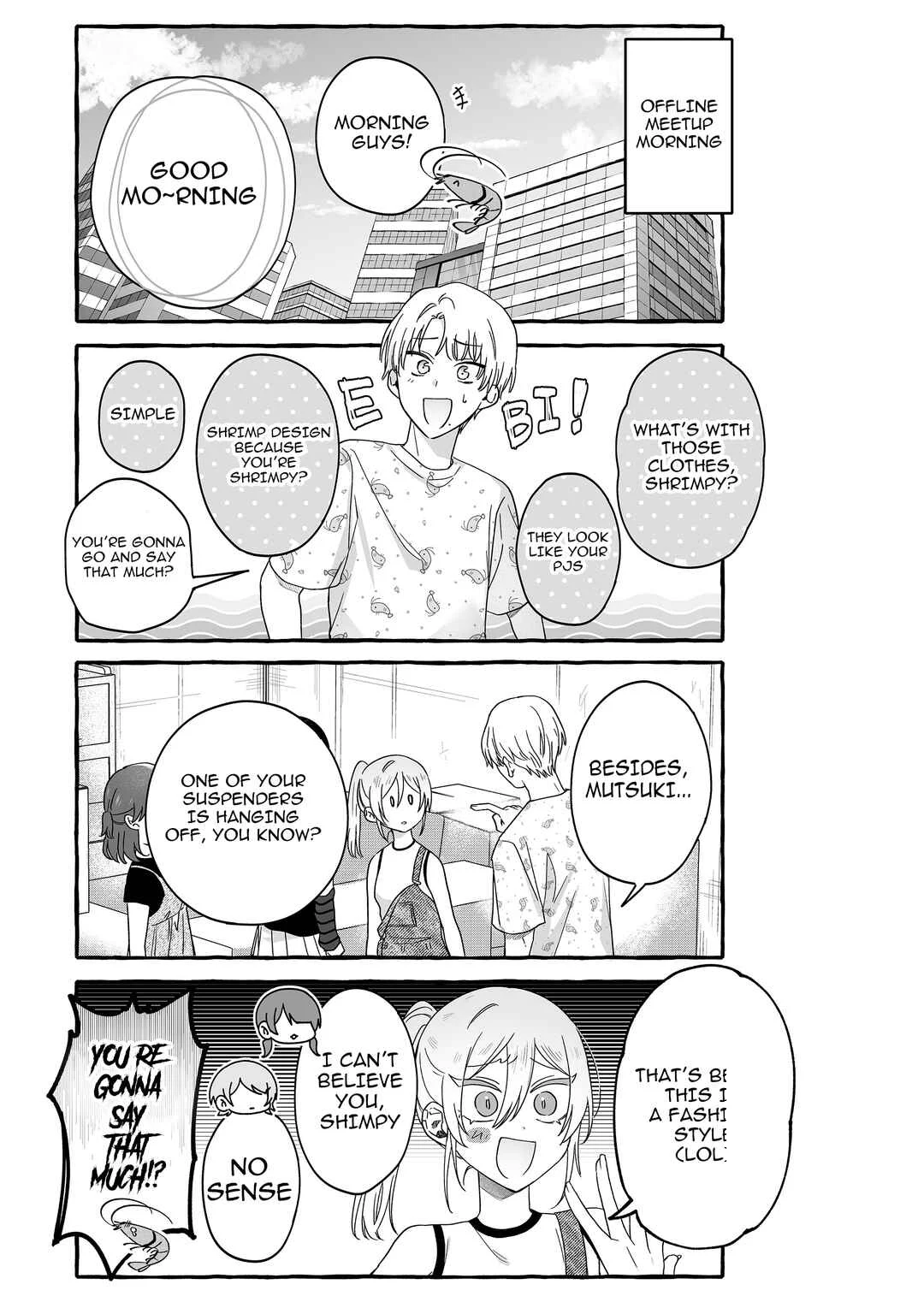 Damedol to Sekai ni 1-nin dake no Fan Chapter 36: Beach Stories 4-Koma - Page 3