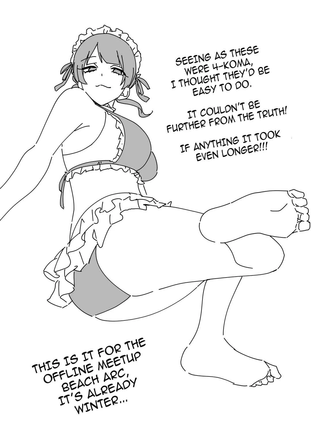 Damedol to Sekai ni 1-nin dake no Fan Chapter 36: Beach Stories 4-Koma - Page 14