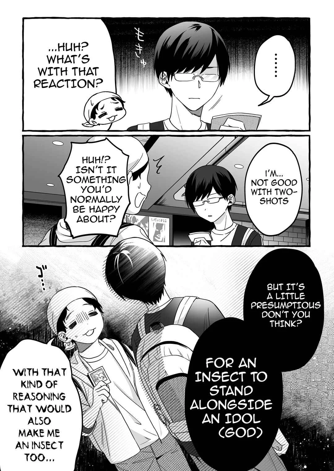 Damedol to Sekai ni 1-nin dake no Fan Chapter 4: Two-Shot - Page 5