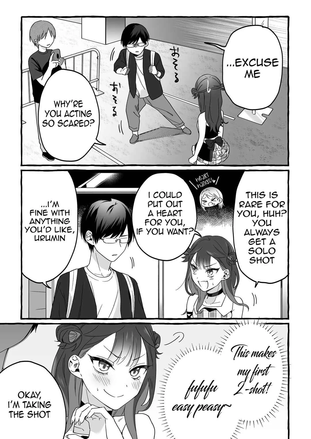 Damedol to Sekai ni 1-nin dake no Fan Chapter 4: Two-Shot - Page 11