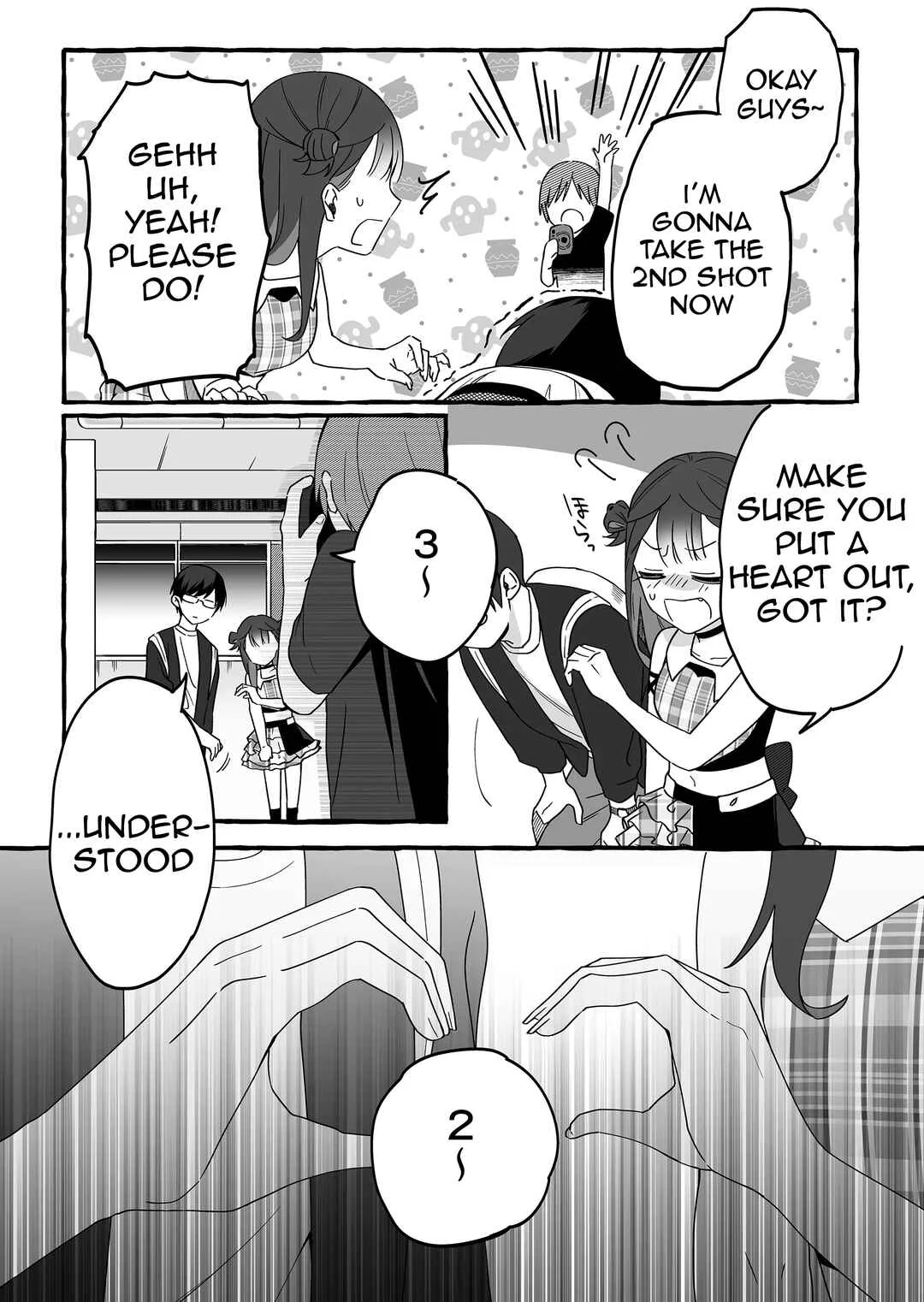 Damedol to Sekai ni 1-nin dake no Fan Chapter 4: Two-Shot - Page 17
