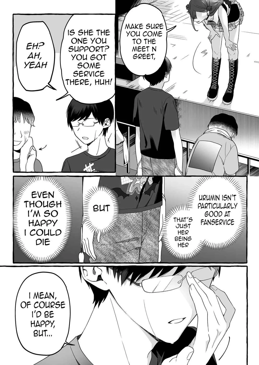 Damedol to Sekai ni 1-nin dake no Fan Chapter 5: Fanservice - Page 7
