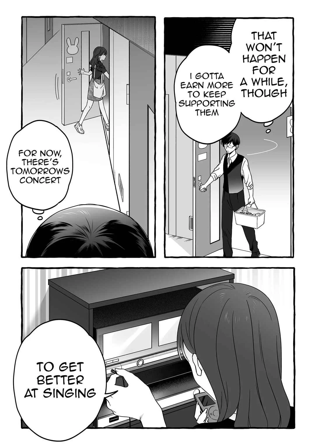 Damedol to Sekai ni 1-nin dake no Fan Chapter 7: Karaoke - Page 9
