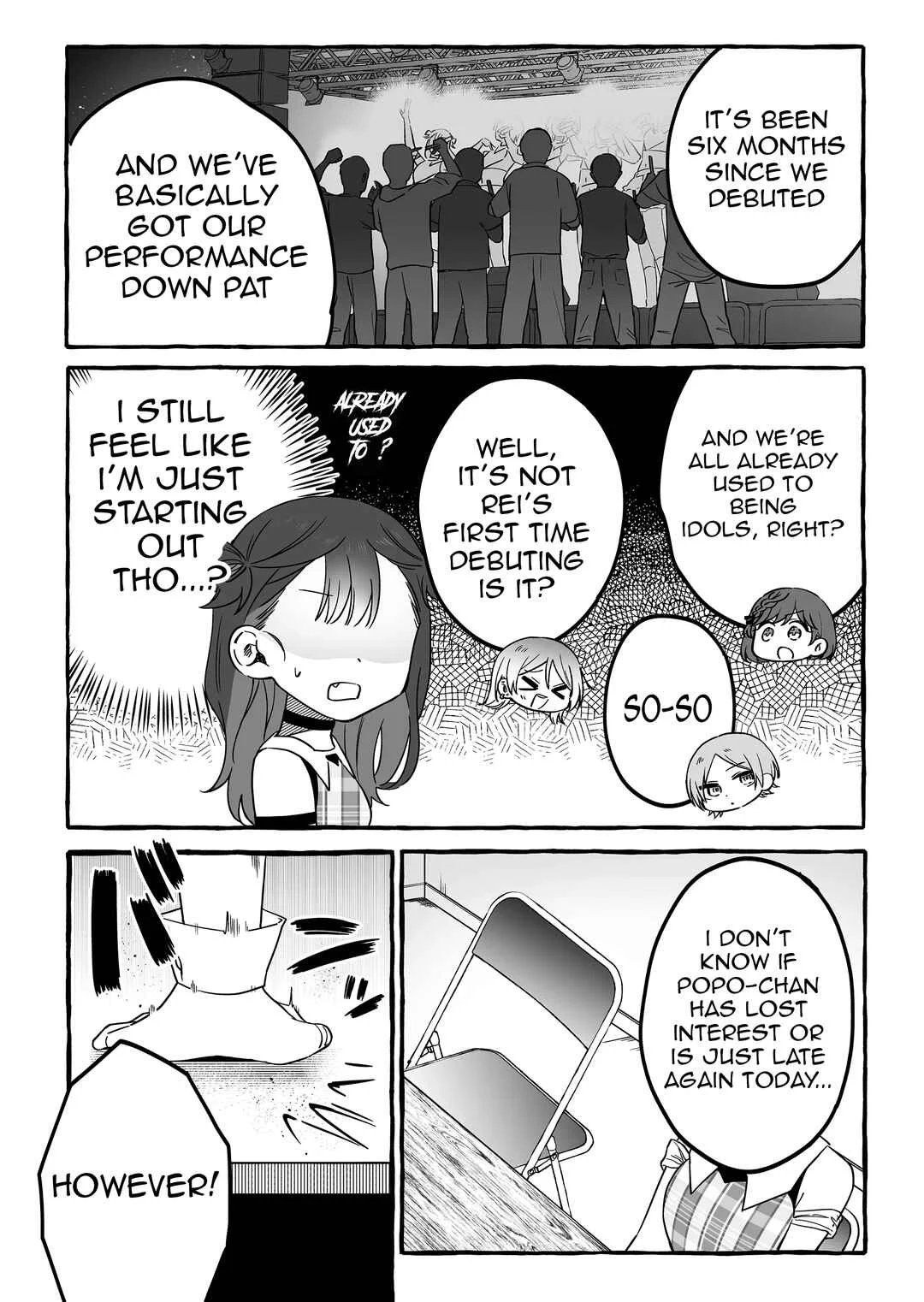 Damedol to Sekai ni 1-nin dake no Fan Chapter 8: Caution - Page 4
