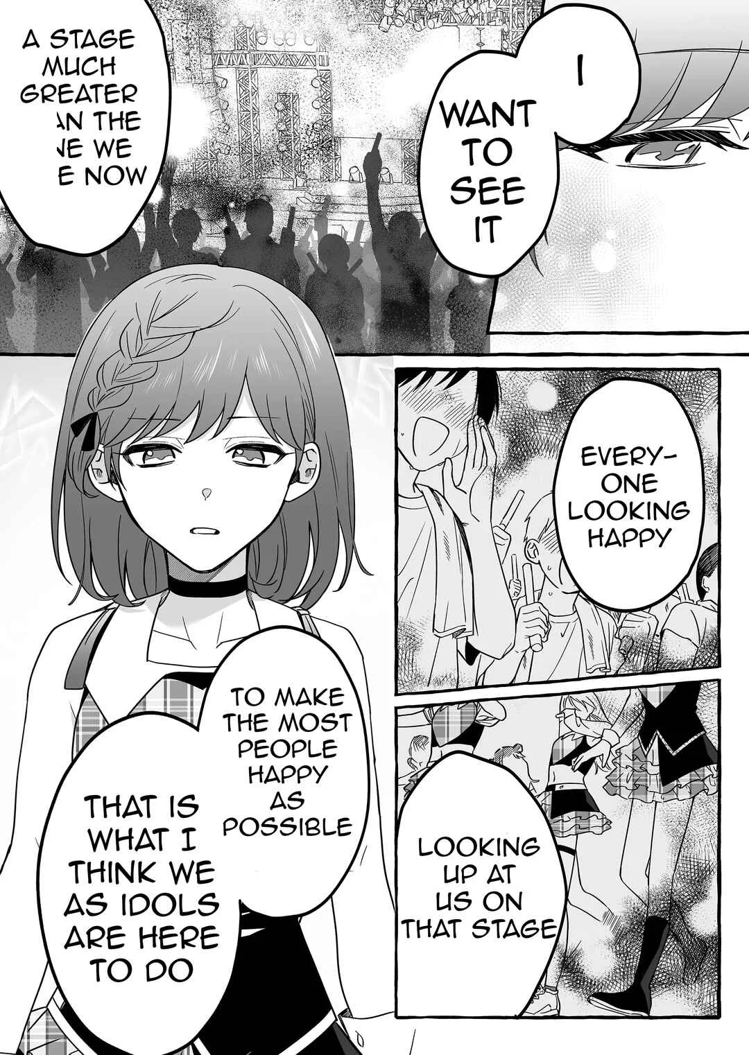 Damedol to Sekai ni 1-nin dake no Fan Chapter 8: Caution - Page 7