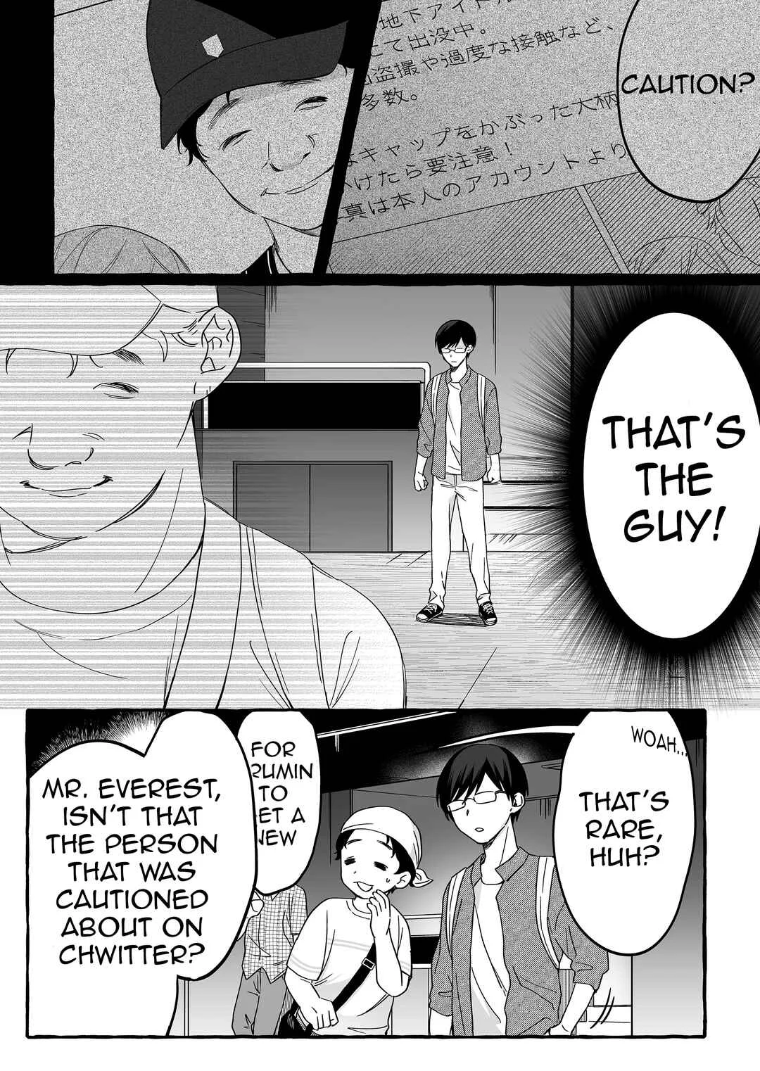 Damedol to Sekai ni 1-nin dake no Fan Chapter 9: That's The Guy - Page 2