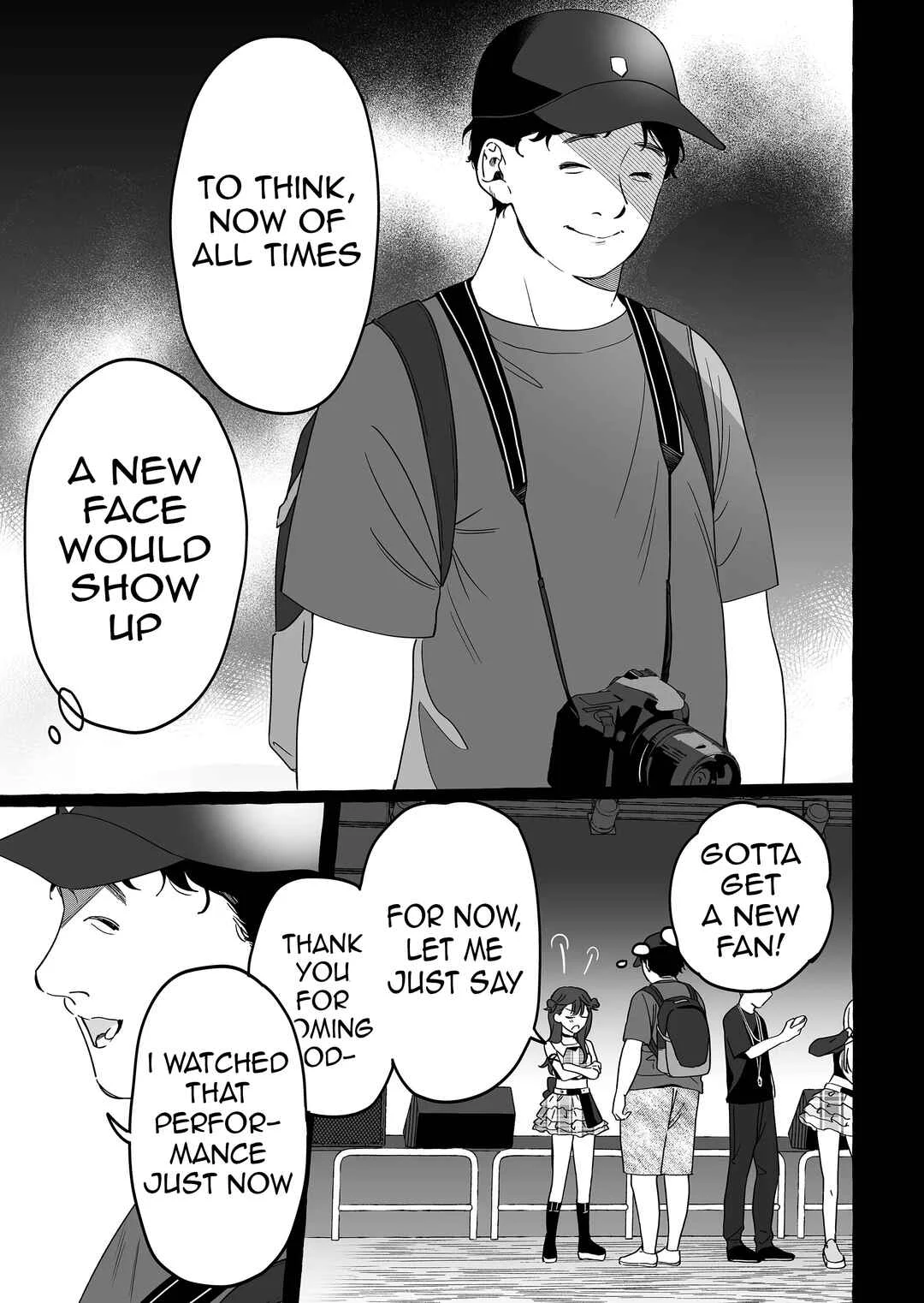 Damedol to Sekai ni 1-nin dake no Fan Chapter 9: That's The Guy - Page 8