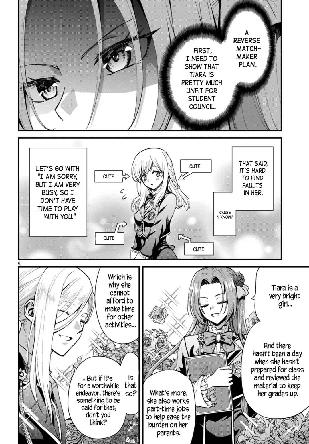 Danshi Koukousei, Otome Game no Akuyaku Reijou ni Tensei Suru. Chapter 2: Capture targets incoming - Page 6