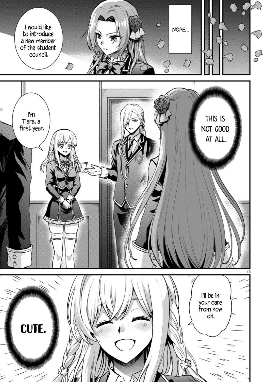Danshi Koukousei, Otome Game no Akuyaku Reijou ni Tensei Suru. Chapter 2: Capture targets incoming - Page 13