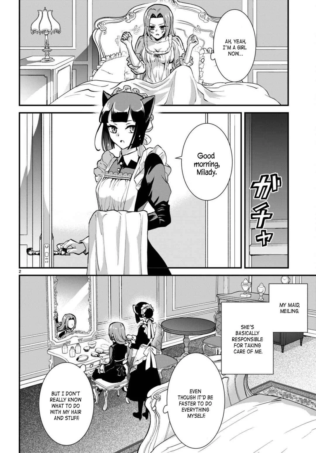 Danshi Koukousei, Otome Game no Akuyaku Reijou ni Tensei Suru. Chapter 3: Hot guys are terrifying - Page 2