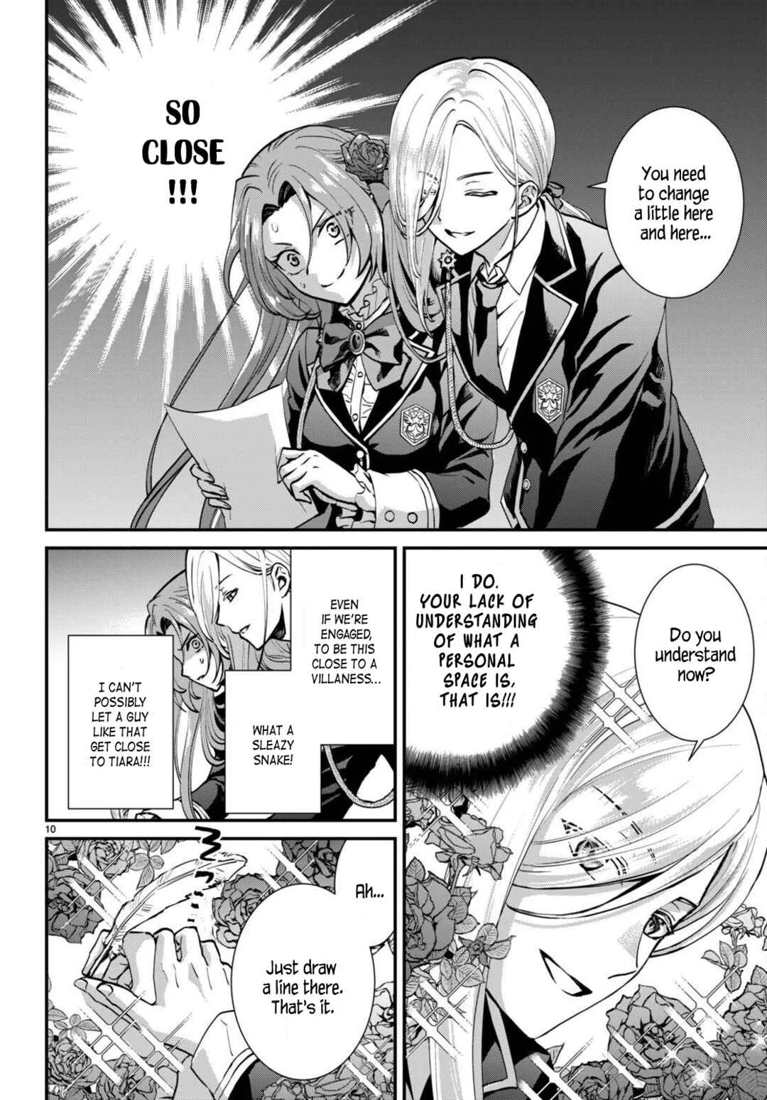 Danshi Koukousei, Otome Game no Akuyaku Reijou ni Tensei Suru. Chapter 3: Hot guys are terrifying - Page 10