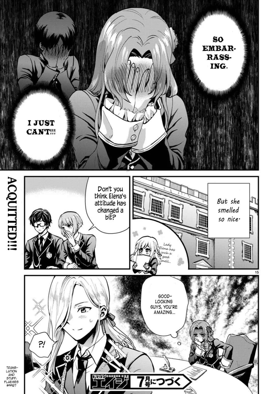 Danshi Koukousei, Otome Game no Akuyaku Reijou ni Tensei Suru. Chapter 3: Hot guys are terrifying - Page 15