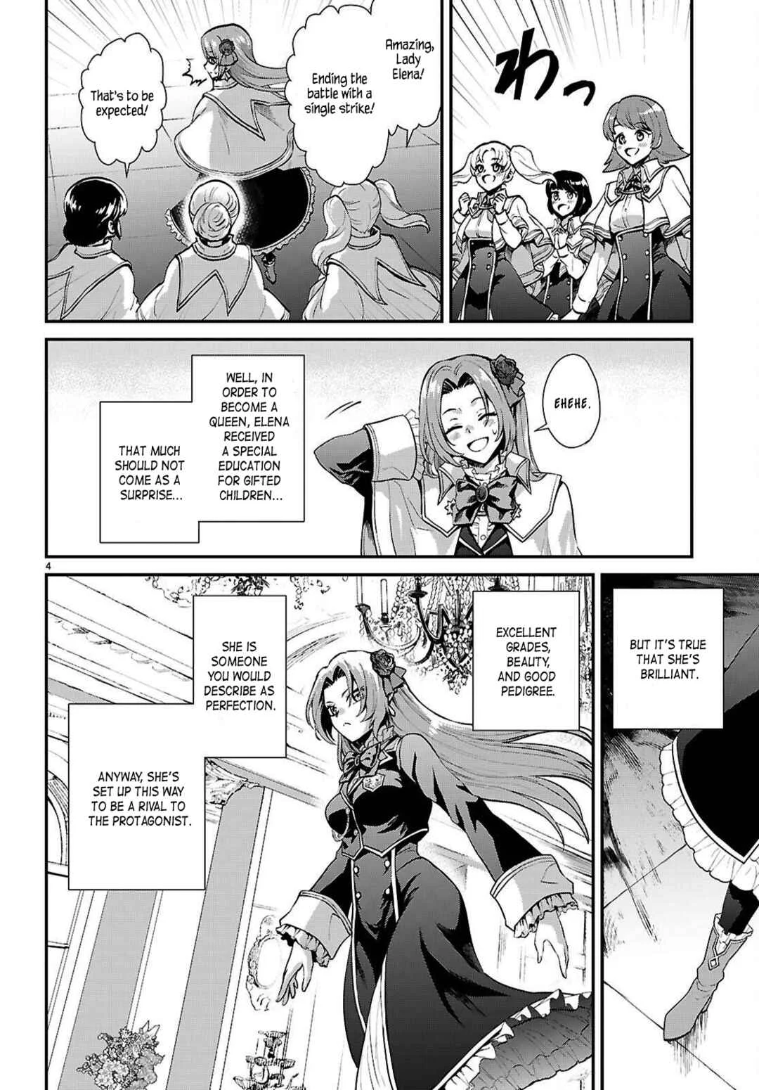 Danshi Koukousei, Otome Game no Akuyaku Reijou ni Tensei Suru. Chapter 4: A delinquent and a noble lady ① - Page 4