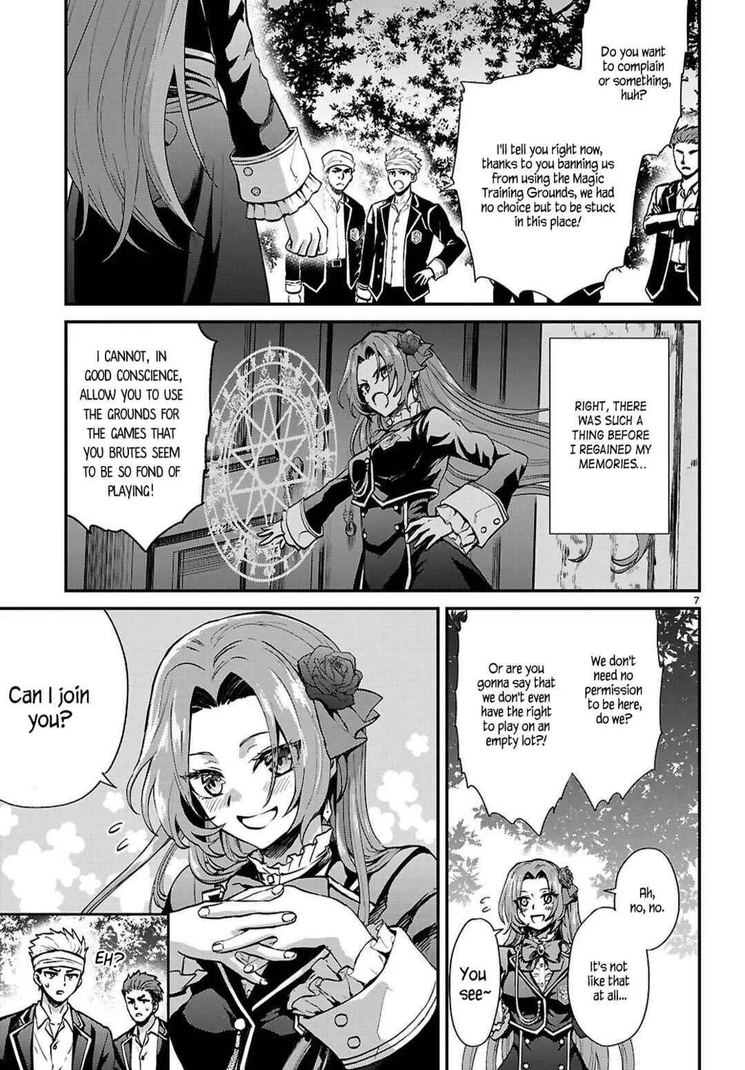 Danshi Koukousei, Otome Game no Akuyaku Reijou ni Tensei Suru. Chapter 4: A delinquent and a noble lady ① - Page 7