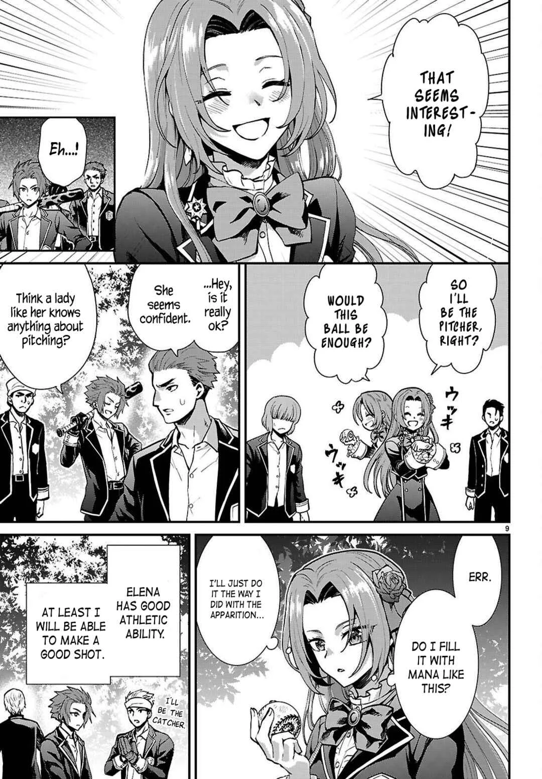 Danshi Koukousei, Otome Game no Akuyaku Reijou ni Tensei Suru. Chapter 4: A delinquent and a noble lady ① - Page 9