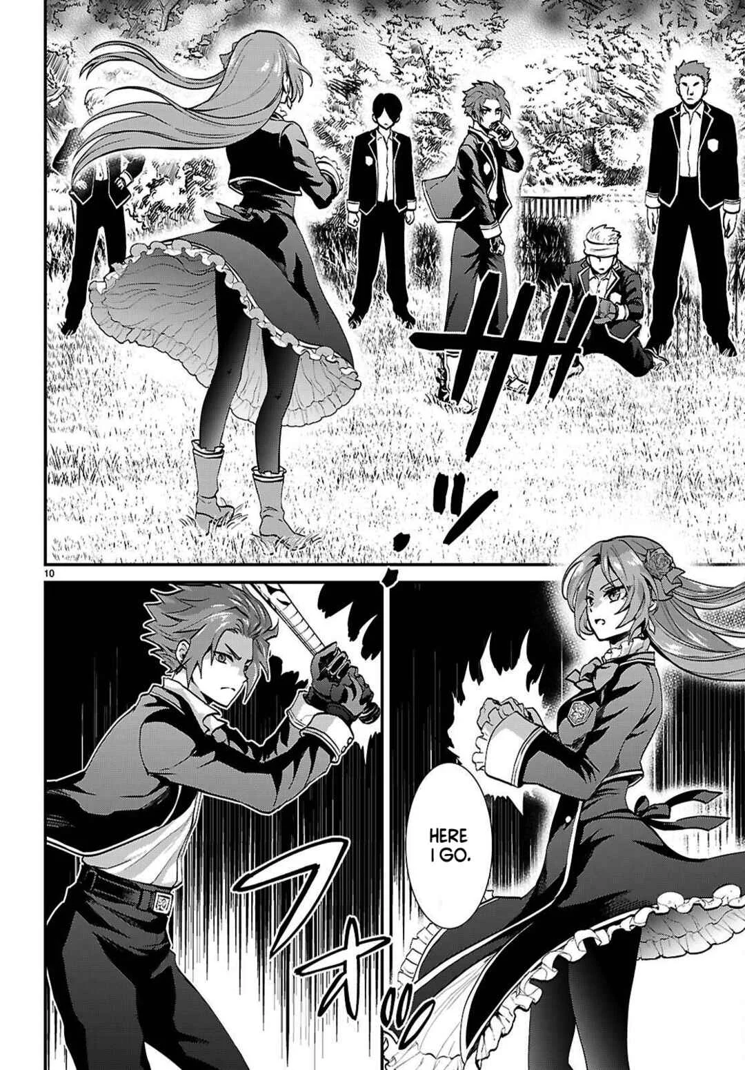 Danshi Koukousei, Otome Game no Akuyaku Reijou ni Tensei Suru. Chapter 4: A delinquent and a noble lady ① - Page 10