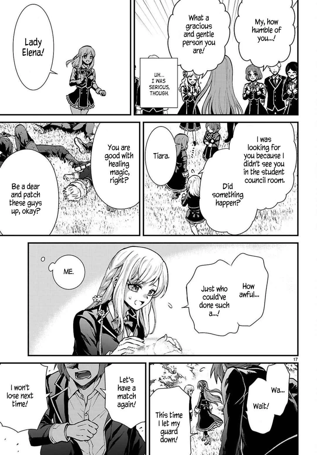 Danshi Koukousei, Otome Game no Akuyaku Reijou ni Tensei Suru. Chapter 4: A delinquent and a noble lady ① - Page 16