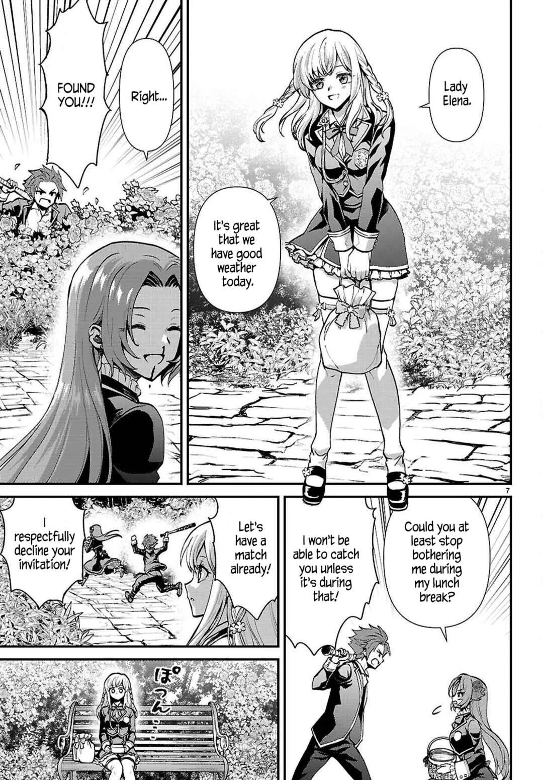 Danshi Koukousei, Otome Game no Akuyaku Reijou ni Tensei Suru. Chapter 5: A delinquent and a noble lady ② - Page 7